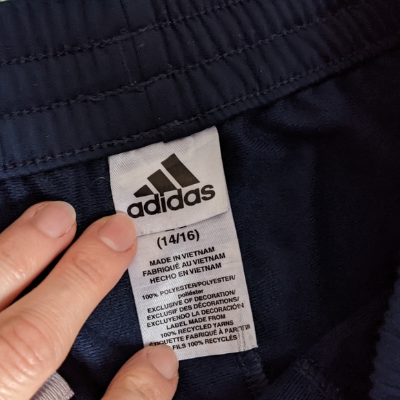 Adidas Navy Track Pants - Picture 7 of 13